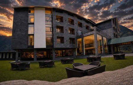 Hotel mit Garten