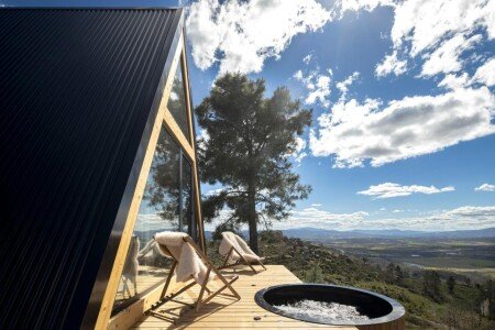 Chalet 2 voyageurs, avec jacuzzi