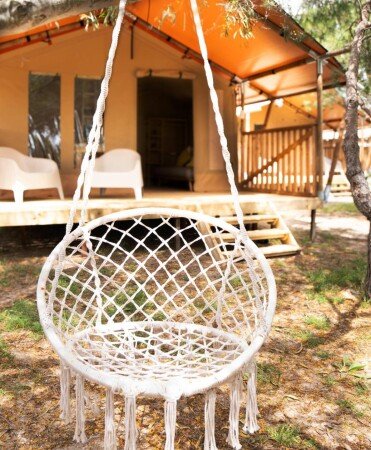 Camping / Mobil Home 5 voyageurs, avec jardin