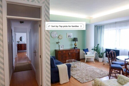 Apartamento 3 habitaciones, con wifi