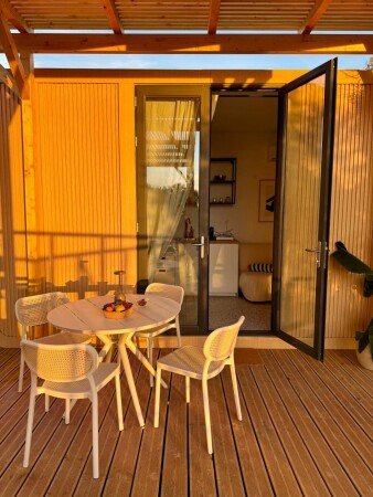 Camping / Mobil Home 1 chambre, avec piscine