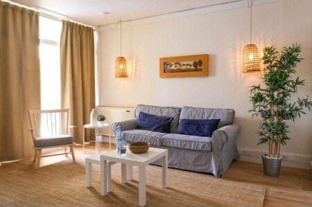 Appartement 1 chambre, avec jardin