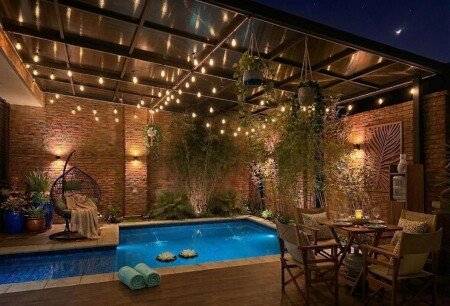 Casa 1 habitación, con piscina
