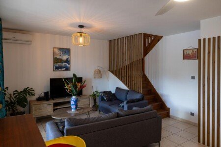 Appartement 2 chambres, avec jardin