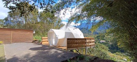 Dôme 1 chambre, avec jardin
