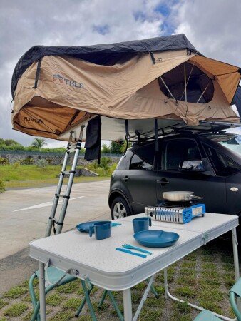 Tente 1 chambre, avec jardin