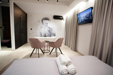 Wohnung 1 Schlafzimmer, mit Whirlpool