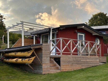 Ferienhaus 1 Schlafzimmer, mit Garten