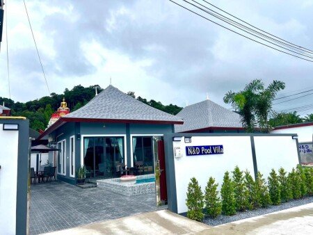 Villa 6 guests, with pool