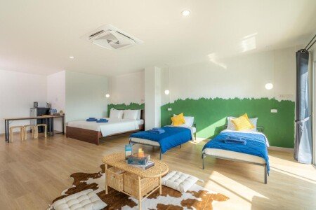 Apartment 9 guests, with air conditioning