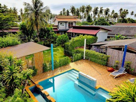 Ferienhaus 3 Gäste, mit Pool