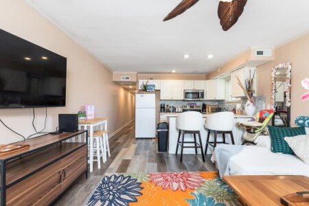 Apartment 2 bedrooms, with garden