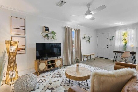 Apartment 2 bedrooms, with garden