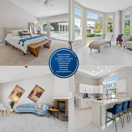 Casa 3 habitaciones, con aire acondicionado