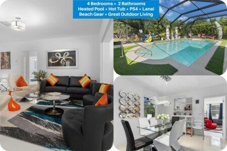 House 4 bedrooms, with jacuzzi
