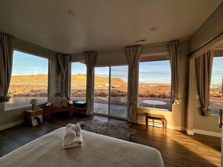Bed and breakfast 1 bedroom, with air conditioning