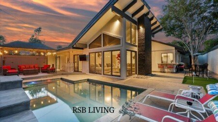 House 4 bedrooms, with pool