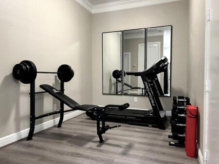 House 2 bedrooms, with gym