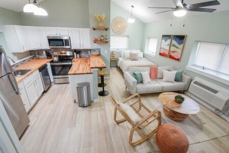 Apartment 1 bedroom, with gym