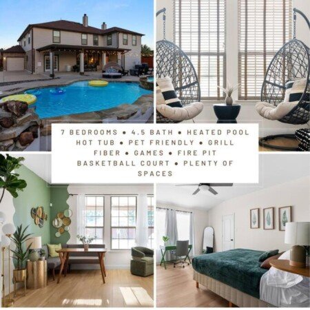 House 7 bedrooms, with jacuzzi