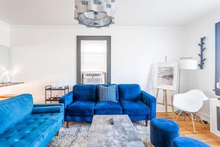 Appartement design, 2 chambres, avec jardin