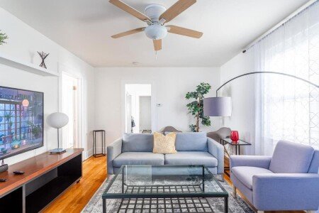 Appartement design, 3 chambres, avec jardin