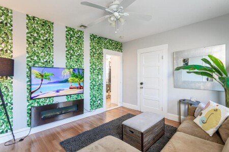 Appartement design, 2 chambres, avec jardin