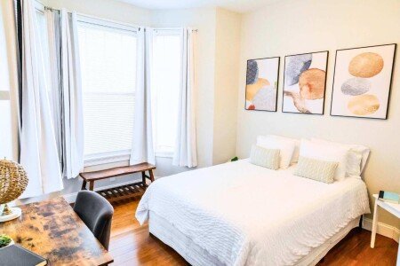 Apartment 1 bedroom, with garden