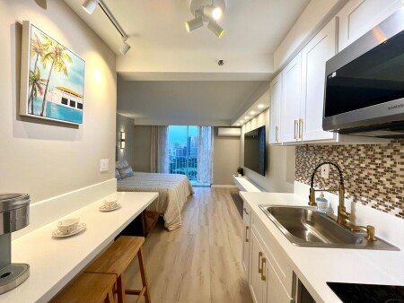 Appart'Hotel 2 voyageurs, avec piscine