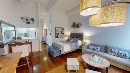 Apartamento 1 habitación, con aire acondicionado