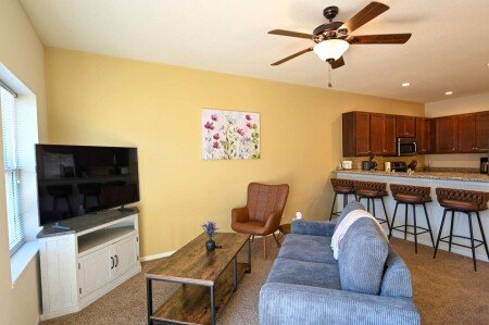 Apartment 1 bedroom, with garden