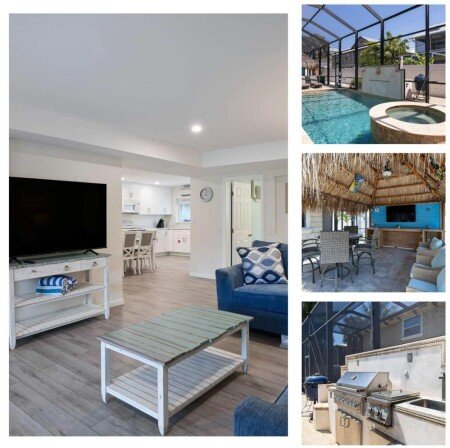 Ferienhaus 3 Schlafzimmer, mit Pool