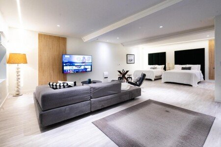 Apartment 1 bedroom, with garden