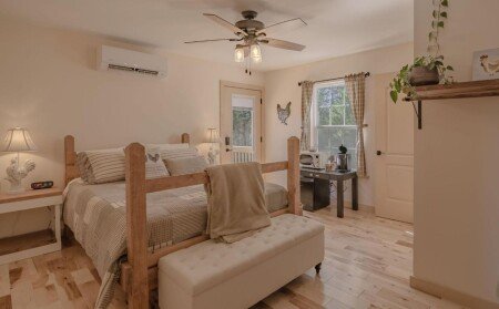 Bed and breakfast 1 bedroom, with air conditioning