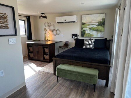 Apartment 1 bedroom, with garden