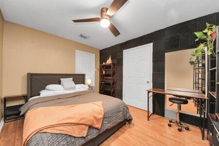 Bed and breakfast 1 bedroom, with air conditioning