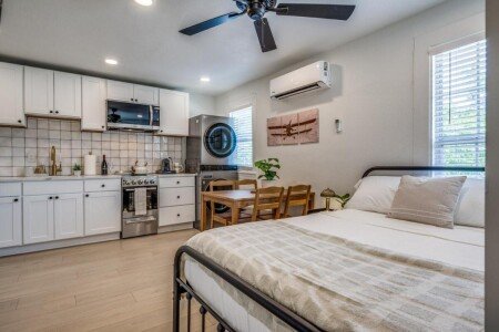 Apartment 1 bedroom, with garden