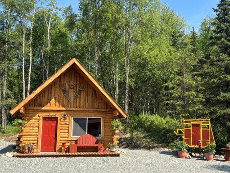 Chalet 2 chambres, avec jardin