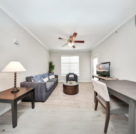 Apartment 1 bedroom, with garden