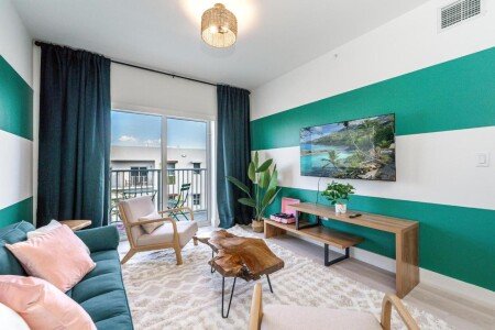 Apartamento 2 habitaciones, con aire acondicionado