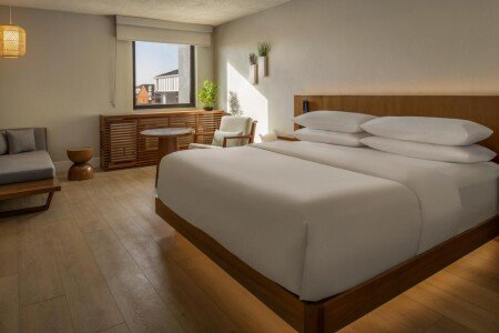 Hotel with gym
