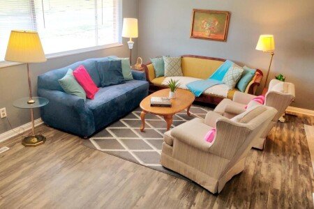 Apartment 3 bedrooms, with garden