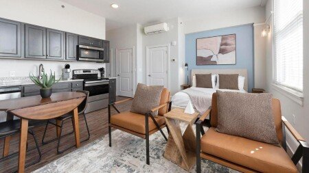 Apartment 1 bedroom, with gym