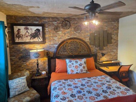 Bed and breakfast 1 bedroom, with air conditioning