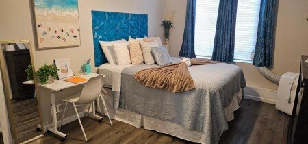 Bed and breakfast 1 bedroom, with air conditioning