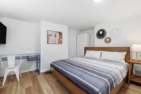 Bed and breakfast 1 bedroom, with air conditioning