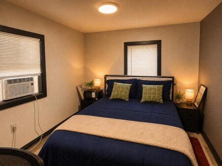 Bed and breakfast 1 bedroom, with air conditioning