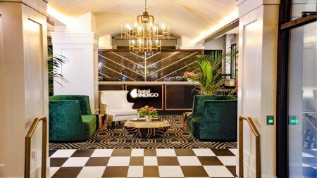 Hotel with gym
