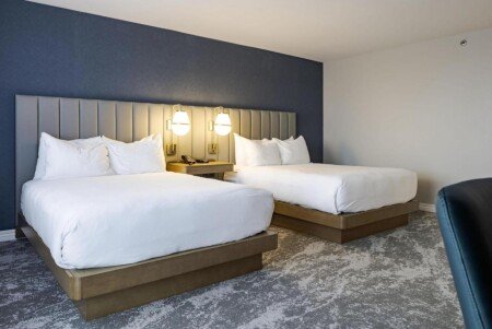 Hotel with gym