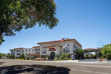 Hotel with gym